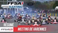 Vidéo: résumé du meeting FFSA Karting de Varennes